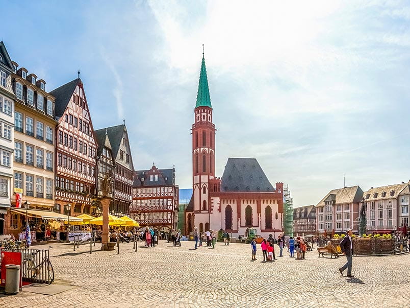 Römerberg in Frankfurt, Germany